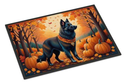 NEW Belgian Sheepdog Fall Doormat Front Door Mat Indoor Outdoor Rugs for Entryway, Non Slip Washable Low Pile, 18H X 27W